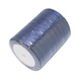 Ленточка атласная  Dark Blue, 10мм, цвет темно-синий, 90 см
