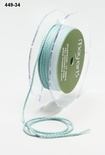 Шнурочек Mini Cording - Light Blue, цвет: голубой светлый, ширина 1 мм, 90 см