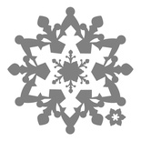 Лезвия от Sizzix - Framelits Die Set  - Snowflakes, 3 шт