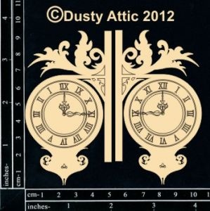 Чипборд от Dusty Attic - Wall Clock №2
