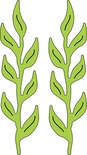 Лезвия Iris Leaves от Cheery Lynn Designs, 2 шт