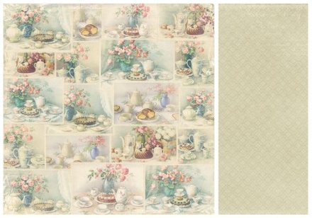 Лист двусторонней бумаги от Pion Design - Cakes - For Mother, 30х30