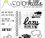 Набор бумаги, фишек и штампов от Color Hills - Коллекция Lazy moments, 16 элементов