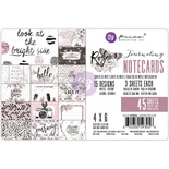 Карточки для журналинга от Prima - Rose Quartz Journaling Cards 4"X6"