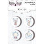 Набор скрапфишек Фабрика Декору из 4 шт. FDSC 137