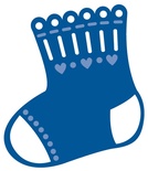 Лезвие Marianne Design Creatable - Baby Sock, размер 6,6х7,7 см