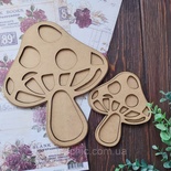 Заготовка артборд Гриб большой от WOODchic, 16х20см, мдф 3мм