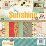 Набор бумаги DCWV - My Sunshine, 30х30 см, 24 листа