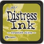 Штемпельная подушка Ranger - Distress Mini Ink Pad - Crushed Olive