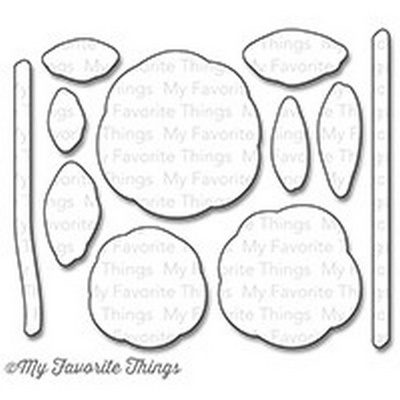 Лезвие My Favorite Things - Die-namics LJD Scribble Roses
