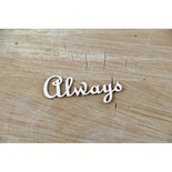 Чипборд Scrapiniec - Always, 2 штуки