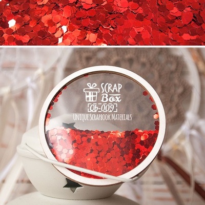 Мини вырубка TM ScrapBox - красная Qb-009