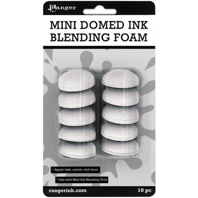 Сменные насадки для Инструмента для тонирования Ranger - Mini Domed Ink Blending Foam, 10 штук