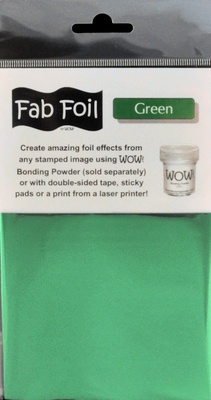 Фольга для эмбоссинга Wow Fab Foil - Green
