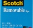 Скотч многоразового использования - Scotch ® Removable Tape .75", 19мм х 32,9 метров