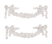 Гипсовые украшения от Melissa Frances - Resin Flower Applique, 2 шт