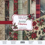 Набір паперу для скрапбукінгу Nostalgic Christmas 30.5x30.5см, 10 аркушів, ТМ Фабрика Декору