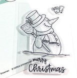 Набор штампов Gerda Steiner - Happy Snowman 3x4 Clear Stamp Set