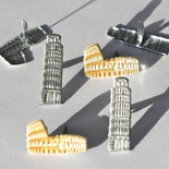 Набор брадсов Eyelet Outlet - Colosseum & Pisa Brads, 12 штук