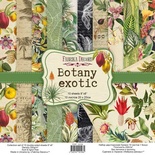 Набор скрапбумаги Botany exotic 20x20 см, ТМ Фабрика Декора