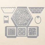 Набор лезвий от Stampin'Up - Window Box Thinlits, 9шт.