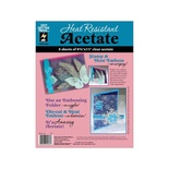 Термоустойчивый ацетатный прозрачный лист от Heat Resistant Acetate 8.5"X11", 21.59х27.94 см, 1 шт.