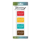 Набор архивных чернил Ranger - Wendy Vecchi - Mini Archival Ink Pads - Kit 1