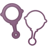Ножи от Cheery Lynn Designs - Baby Rattle Shaker Die Set, 67 x 102 мм