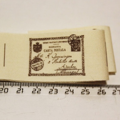 Лента от Thailand - Lovely Flower Print Cotton Ribbon Label String, 1 метр