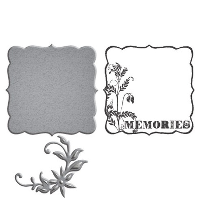 Нож для вырубки + штампы от Spellbinders - Donna Salazar Designs - Memories