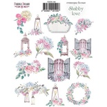 Набор наклеек (стикеров) Shabby love 100, ТМ Фабрика Декора