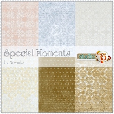 Набор скрапбумаги Studio75 - Special moments paper collection, 30х30 см