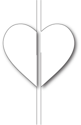 Нож от Memory Box - Heart Closer