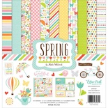 Набор бумаги от Echo Park  - Spring, 30х30см, 12+1 листов
