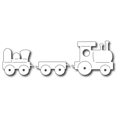 Лезвие Frantic Stamper - Precision Die - Toy Train - Паровозик