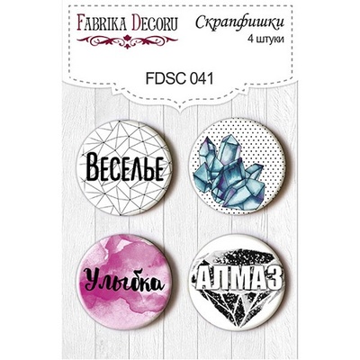 Набор скрапфишек Фабрика Декору из 4 шт. FDSC 041