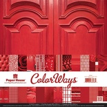 Набор двусторонней скрапбумаги от Paper House - Rouge Paper Pack, 30,5x30,5 см, 12 шт