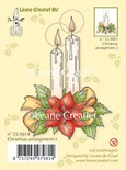 Акриловый штамп от LeCreaDesign - Clear stamp Christmas arrangement 1. with poinsettia