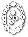 Нож для вырубки от Poppystamps - Button Oval