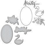 Нож для вырубки + штампы от Spellbinders - Quite Contrary - Debi Adams - Beauty & Elegance