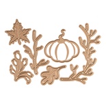 Ножи от Spellbinders - Fall/Thanksgiving Die Set - Small Die of the Month Club