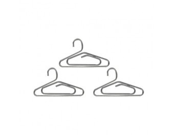Украшения от 7 Gypsies  - Скрепки-тремпельки - Metal Hangers: Antique Silver, 12 шт., серебро