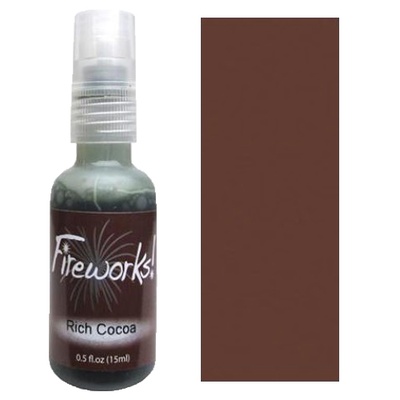 Краска-спрей Tsukineko Fireworks Spay - Rich Cocoa