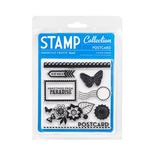 Набор акриловых штампов  American Crafts -  Acrylic Stamps - Postcard - Margarita