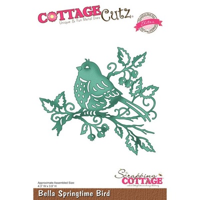 Лезвие CottageCutz Bella Spring Springtime Bird (Elites)