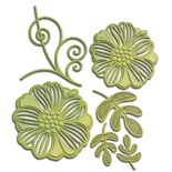Нож для вырубки от Spellbinders - Victorian Garden Romantic Blooms One