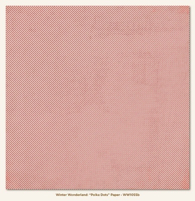 Лист скрапбумаги My Mind's Eye -  Polka Dots, 30х30 см, двусторонняя