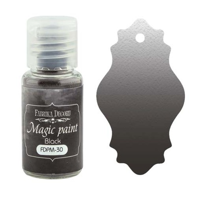 Сухая краска Magic paint - Фабрика Декора - Нейтральный черный, 15мл