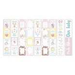 Карточки Sweet baby girl  (англ.+русск.), 5 полос, ТМ Фабрика Декору