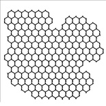 Маска The Crafter's Workshop - Mini Template Chickenwire Reversed, 15х15 см